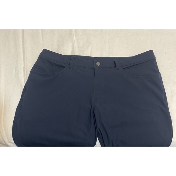 Lululemon Pants Mens 36 X 33 Blue ABC Classic Warpstreme LM5426S Chino Travel - Picture 4 of 13